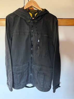Diesel Men's Black Hooded Denim Jacket